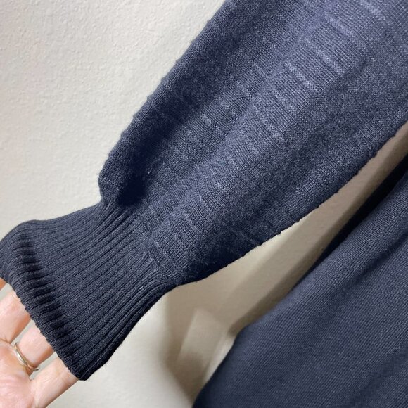 80 Park Women's LS Black Open Cardigan Sweater S Soft Basic Rayon - Picture 3 of 4